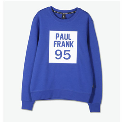 休闲有型！Paul Frank 印花圆领卫衣