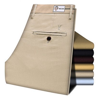 舒适透气！花花公子男士商务休闲裤HK-W015