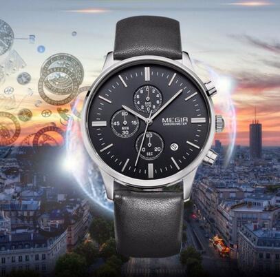 多功能防水！MEGIR 美格尔 石英男士手表 2011G