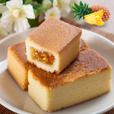 口感酥松！即品 台湾进口凤梨酥405g 原味/抹茶味