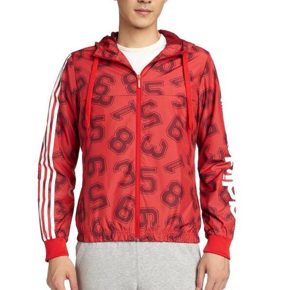 历史新低！阿迪达斯运动生活 男 防风服外套夹克 M323
