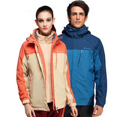 拍下立减！探路者新款情侣款三合一冲锋衣KAWD91507