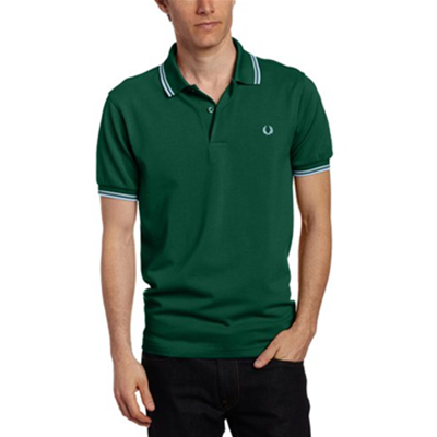 大牌白菜！Fred Perry Twin-Tipped 男士 休闲POLO衫