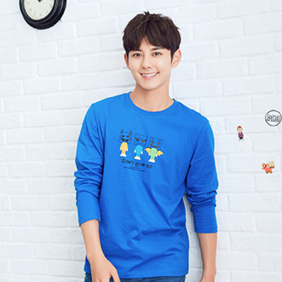 时尚减龄！美特斯邦威长袖T恤601710