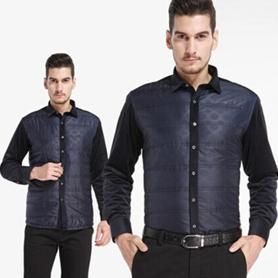 近期好价！Bosideng波司登新款长袖男士加绒加厚衬衫1681Y10029