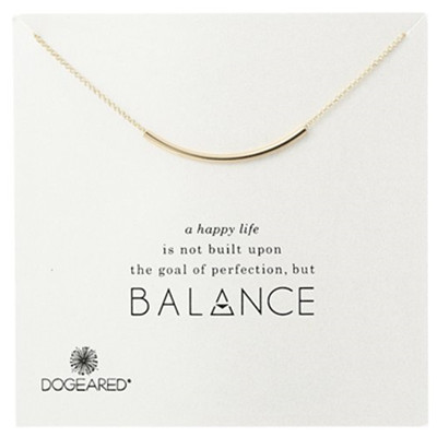 精美！Dogeared 朵吉兒 Balance Tube Bar锁骨链