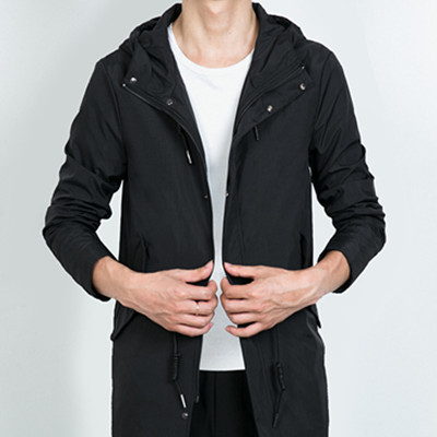 型男必备！花花公子男士休闲风衣HFY16031