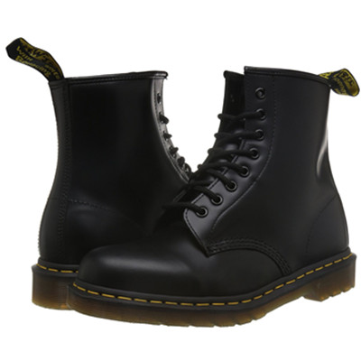 Z秒杀！Dr Martens 经典8孔1460 马丁靴 光面黑色