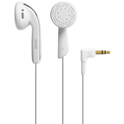 时尚便携！拜亚动力 DP100 HIFI入门级耳机 耳塞 白