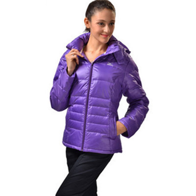 价格不错！Mizuno美津浓白鸭绒连帽羽绒服Z57JDA57