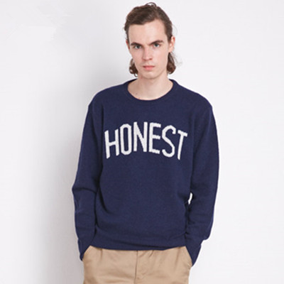 时尚潮流！Dickies嵌花圆领长袖毛衫164M30EC21