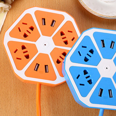 创意生活！SOYUAN松远柠檬水果创意插座