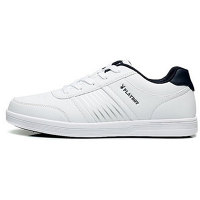 源于经典！花花公子男秋季百搭小白鞋JG65079