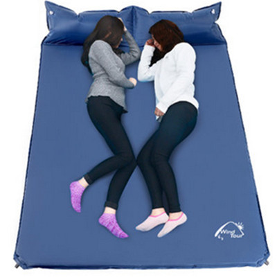 双人带枕！威迪瑞户外自动充气垫WT031001