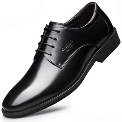 休闲百搭！卡帝乐鳄鱼真皮英伦系带休闲鞋TDD30188AA