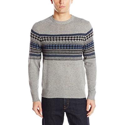 低价！IZOD Houndstooth 男士印花毛衣