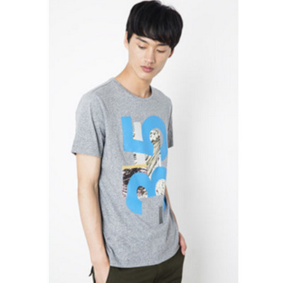 夏季清仓！C＆A男式数字印花短袖T恤CA200180122