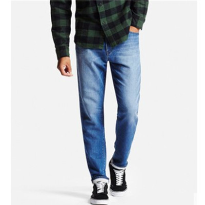 时尚修身！优衣库束脚修身牛仔裤172751