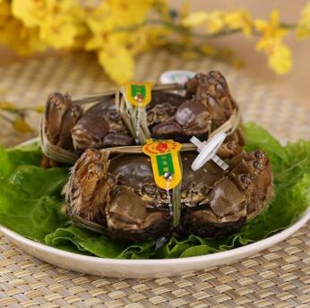 秋湖蟹韵 阳澄湖大闸蟹礼券1118型 6只装螃蟹券