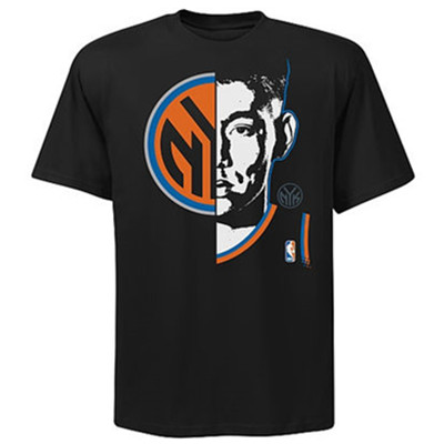 凑单！纽约尼克斯 林书豪头像+球队logoT恤