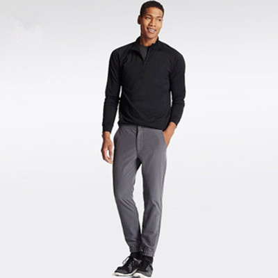 秋季必备！优衣库束脚运动裤 187255