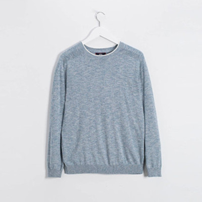 百搭时尚！C＆A男式简约基础混色针织上衣CA200178736