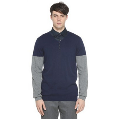 近期好价！TRENDIANO潮V领修身棉质针织衫314403802E