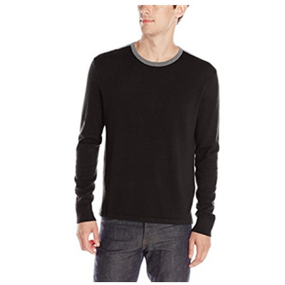 S码！Kenneth Cole Solid 男款圆领针织衫