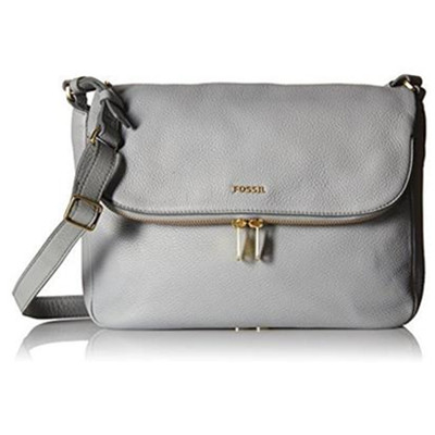 精致实用！Fossil Preston Flap 化石 女士真皮斜挎包