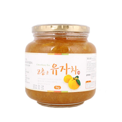 酸酸甜甜！高兴柚子茶1Kg(韩国进口)