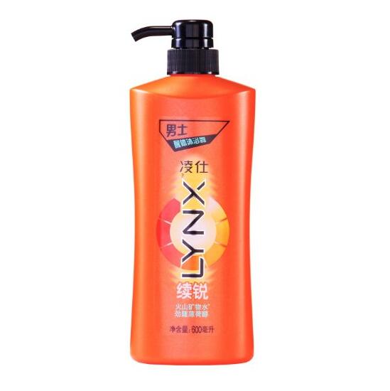 清爽醒神！凌仕 男士醒体沐浴露续锐600ml*3