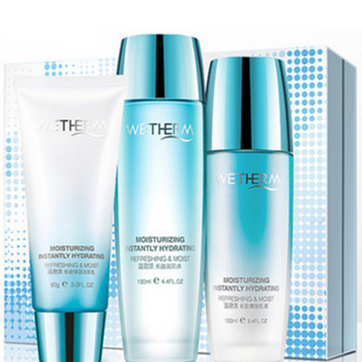 长效保湿！温碧泉补水保湿控油三件套