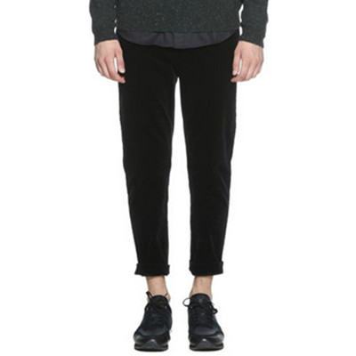 休闲舒适！TRENDIANO休闲棉质中腰九分裤3143062070