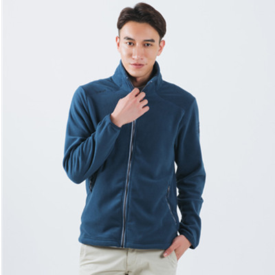 保暖防泼！迪卡侬户外开衫抓绒衣TRIBORD