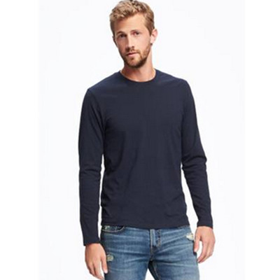 简约休闲！Old Navy男装休闲风基本款长袖T恤332888