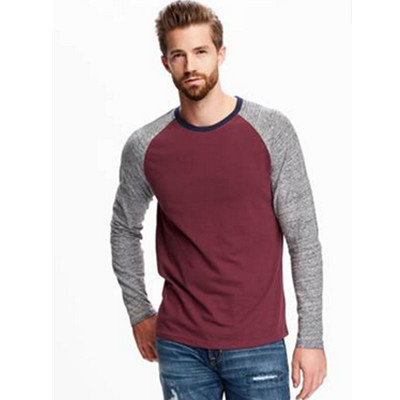 插肩设计！Old Navy男美式休闲风插肩袖长袖T恤332904