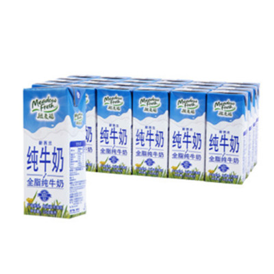 历史好价！纽麦福 全脂纯牛奶250ml*24 整箱