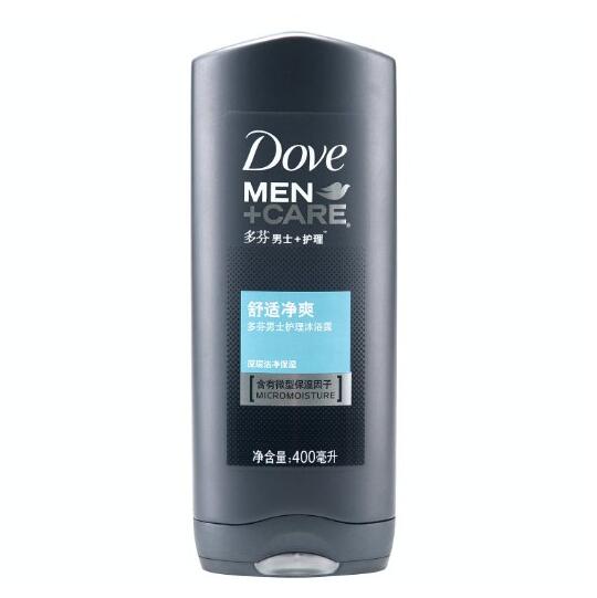 秒杀好价！DOVE 多芬 男士+护理 舒适净爽沐浴露 400ml