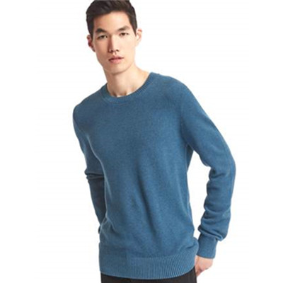 纯色短款！Gap全棉圆领针织衫324703