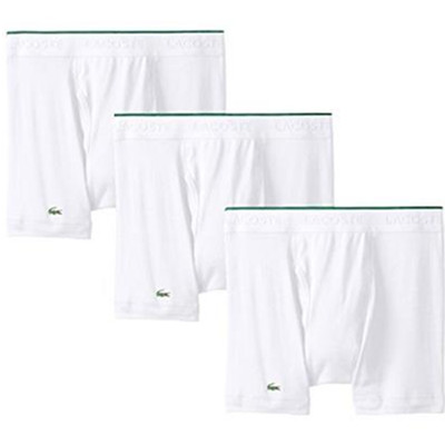 码全好价！鳄鱼Lacoste皮马棉男士内裤 三条装
