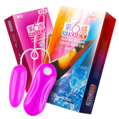 送跳蛋！第六感超薄避孕套冰火套60只装