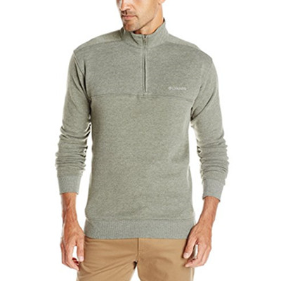 简约休闲！Columbia Hart哥伦比亚 男士半拉链卫衣