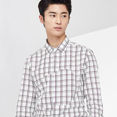 休闲百搭！GXG修身长袖衬衫#53103203