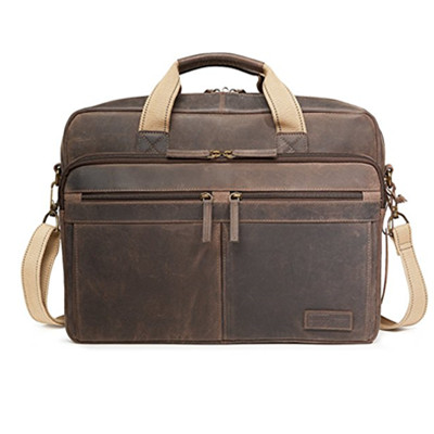 做旧设计！NATIONAL GEOGRAPHIC 国家地理 真皮手提包