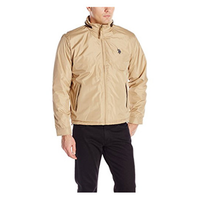 白菜！U.S. Polo Assn.男式羊毛衬里外套