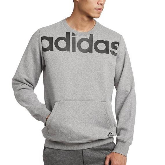 保暖透气！adidas 阿迪达斯 男士 针织套头衫 AB62