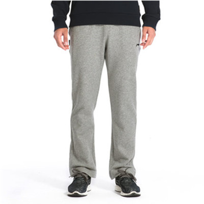 运动必备！李宁直筒修身跑步休闲针织长裤