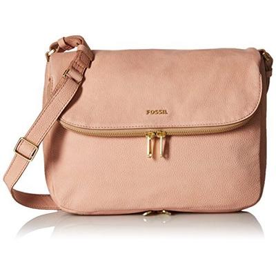 精致好看！Fossil Preston Flap 化石 女士真皮斜挎包