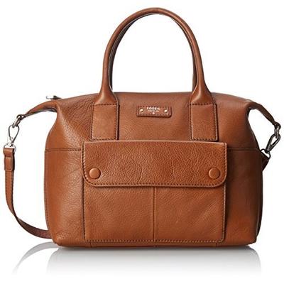 出街必备！Fossil Blake 化石 女士真皮手提单肩包