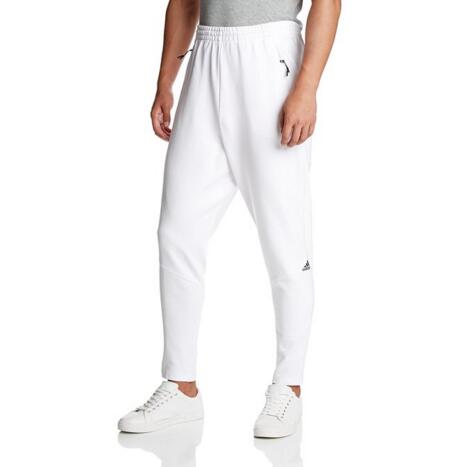 柔软舒适！阿迪达斯 男式 ZNE PANT 针织长裤 AZ3007 白